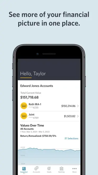 Edward Jones app screenshot 1