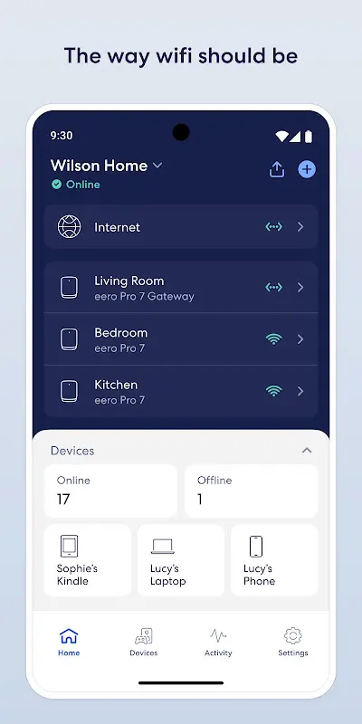 eero wifi system app screenshot 1