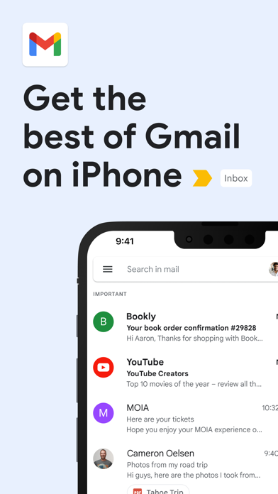 Email app screenshot 1