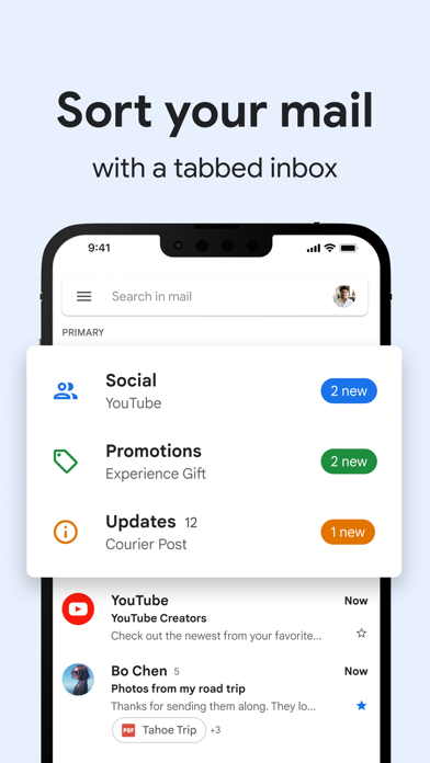 Email app screenshot 2