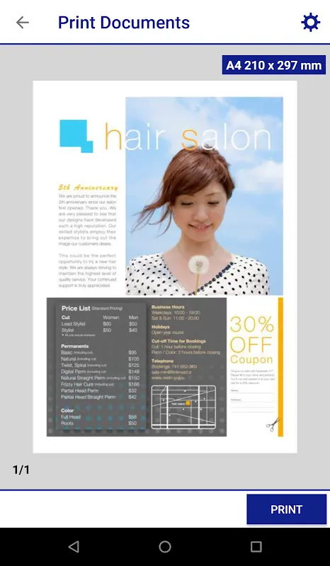 Epson iPrint app screenshot 3