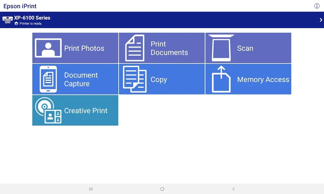 Epson iPrint app screenshot 5