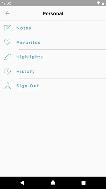 ESV Bible app screenshot 2