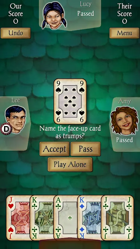 Euchre app screenshot 6