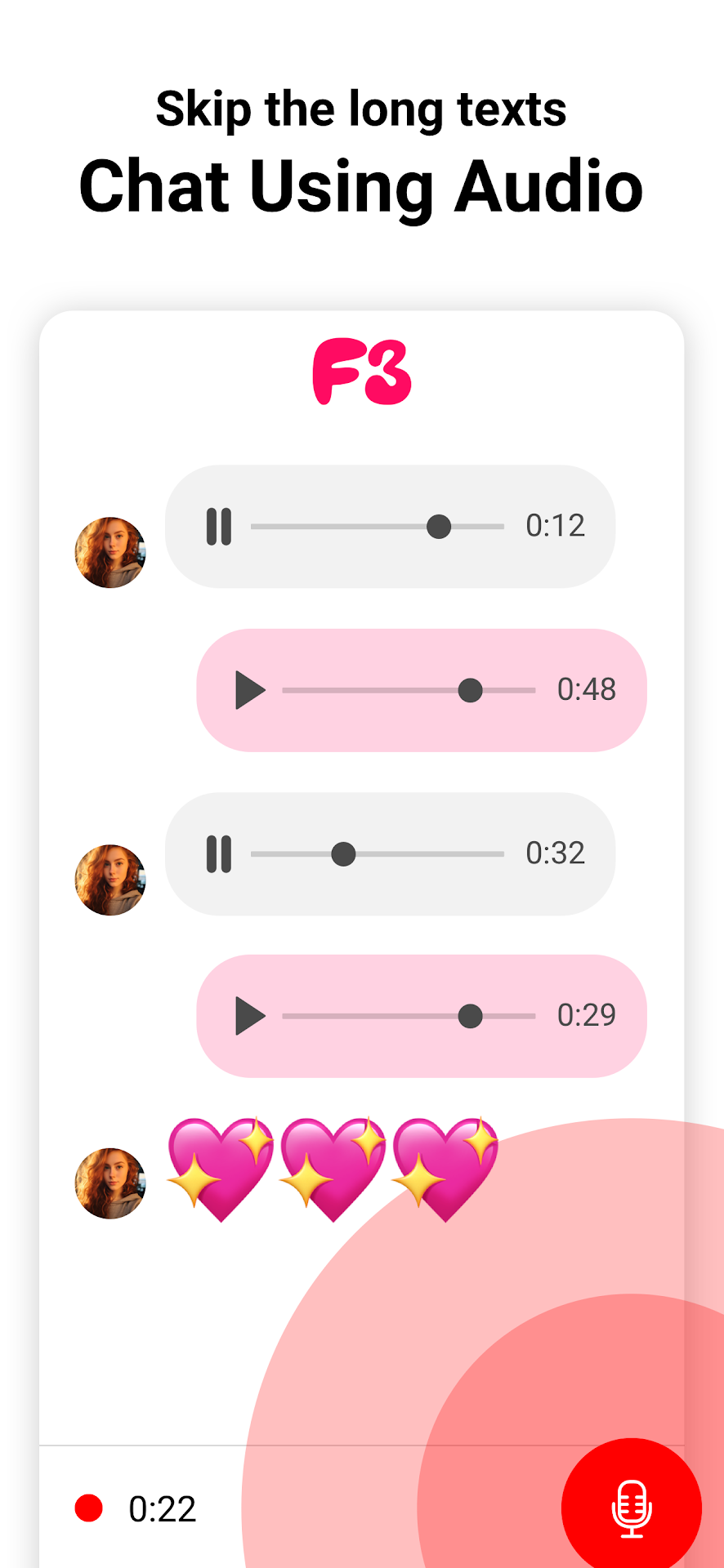 F3: Dating, Meet, Chat app screenshot 3