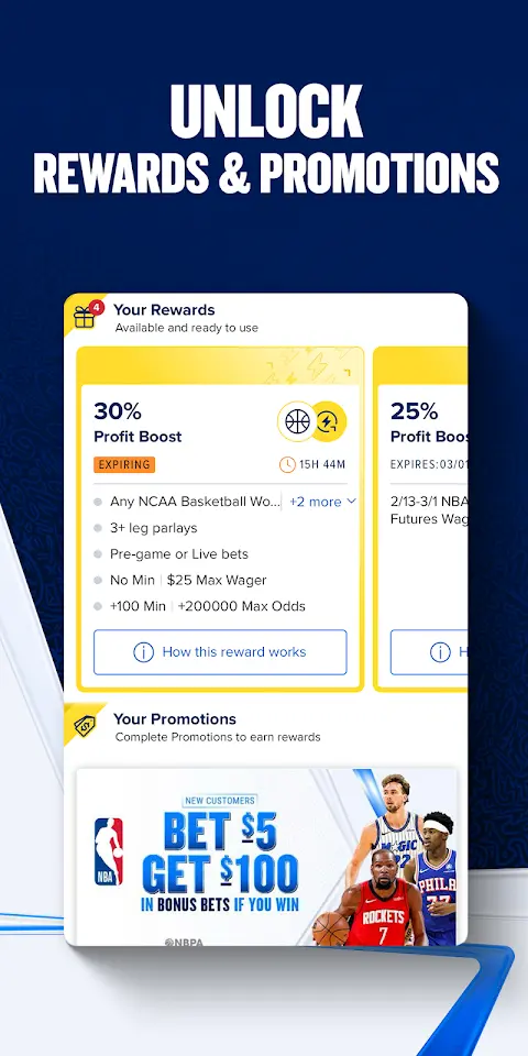FanDuel Sportsbook & Casino app screenshot 3