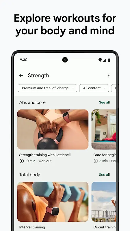 Fitbit app screenshot 3
