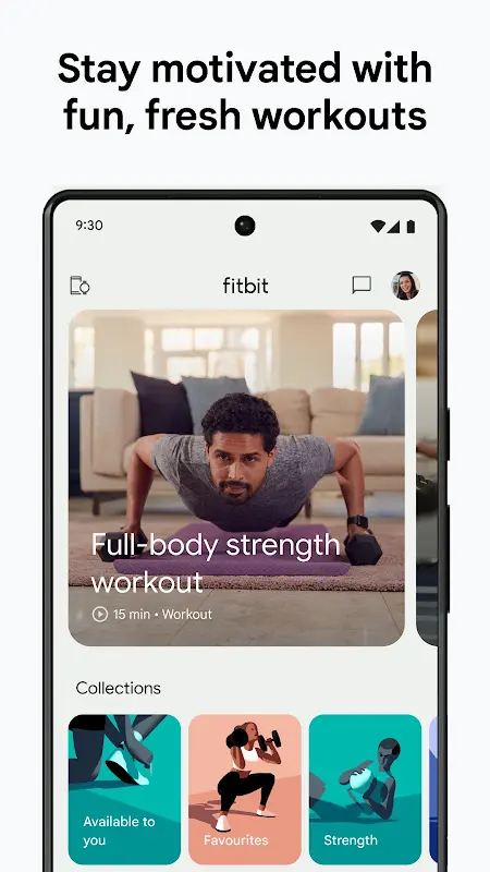 Fitbit app screenshot 4