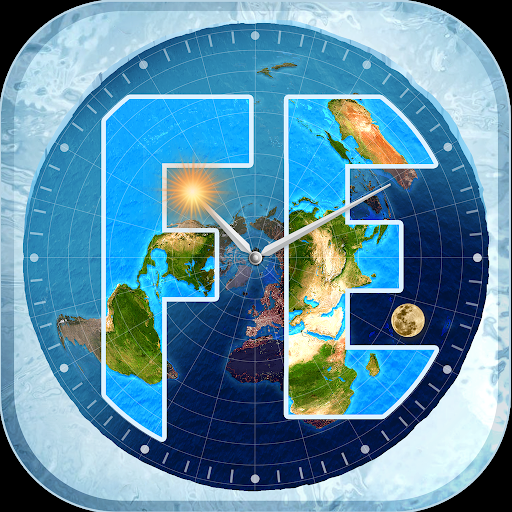 Flat Earth Sun & Moon Clock app screenshot 1