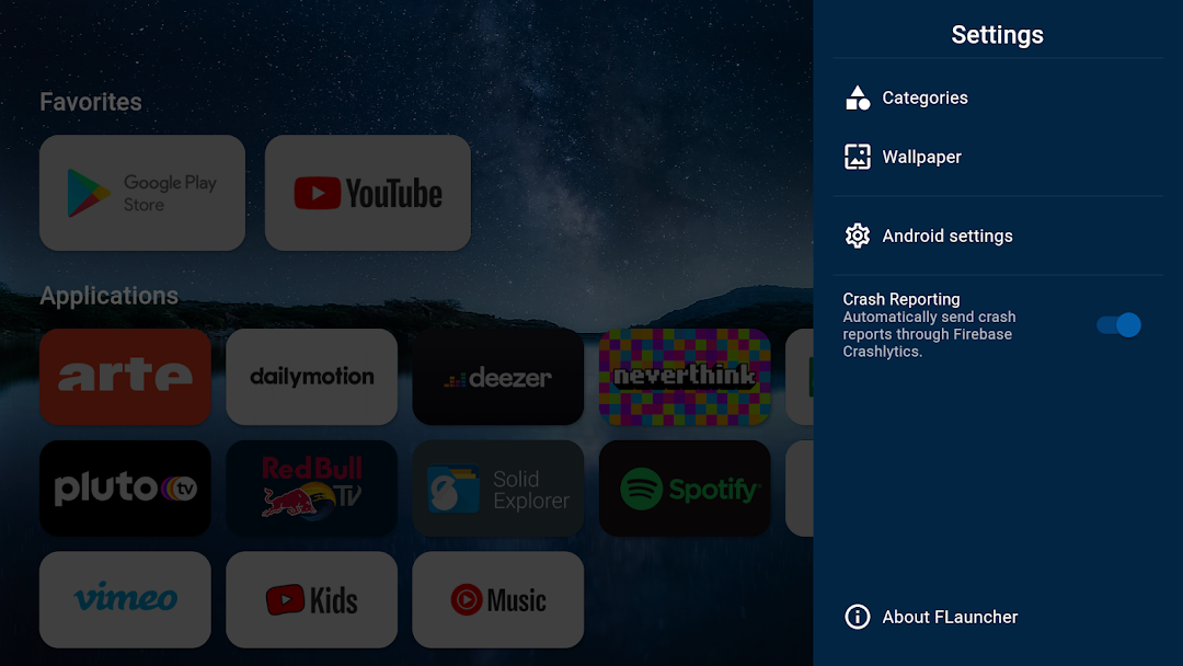 FLauncher app screenshot 3