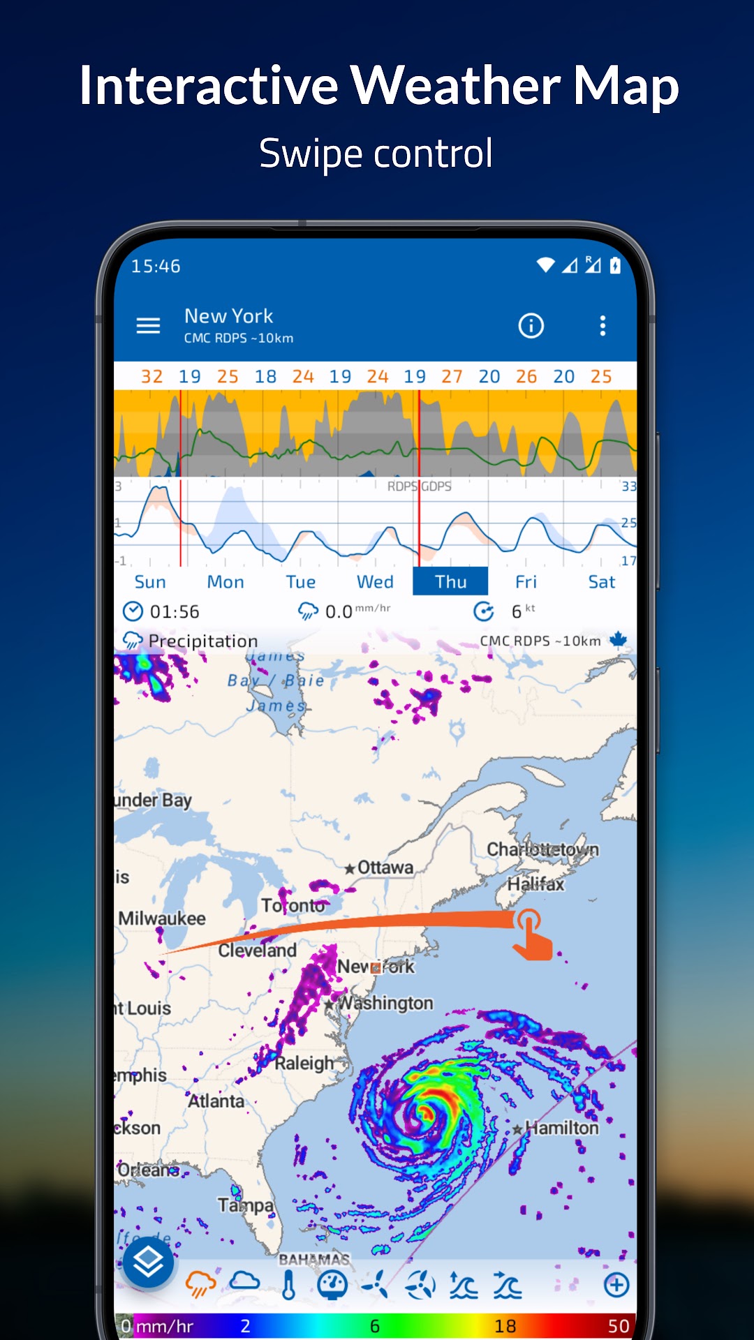 Flowx: Weather Map Forecast app screenshot 2