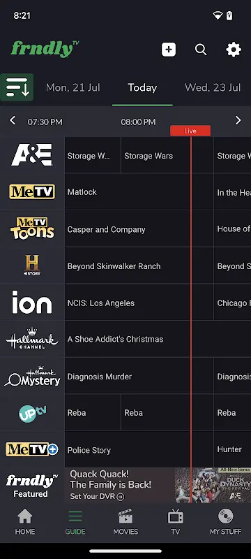 Frndly TV app screenshot 2