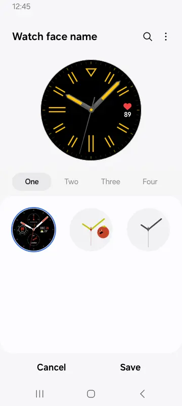Galaxy Wearable (Samsung Gear) app screenshot 5