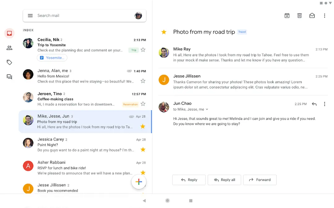 Gmail app screenshot 3
