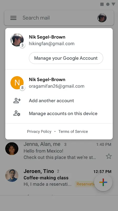 Gmail app screenshot 5