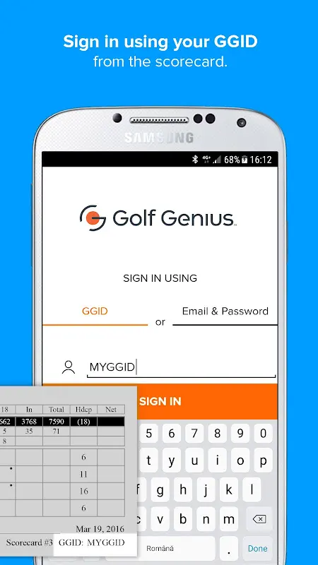 Golf Genius app screenshot 3
