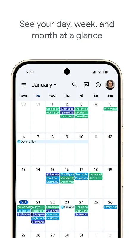 Google Calendar app screenshot 5