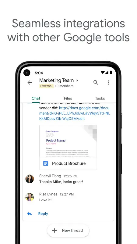 Google Chat app screenshot 4