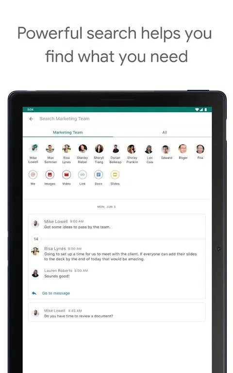 Google Chat app screenshot 5