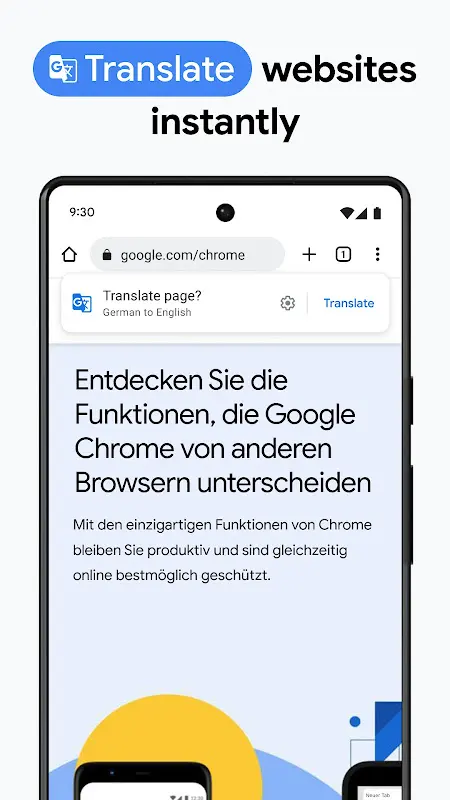 Google Chrome app screenshot 3