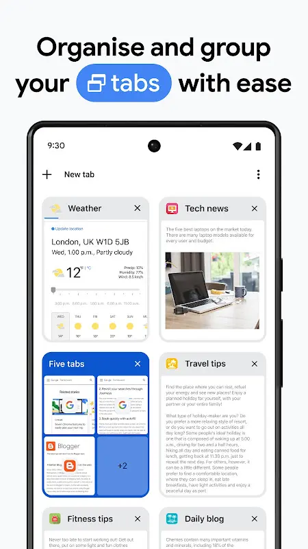 Google Chrome app screenshot 4