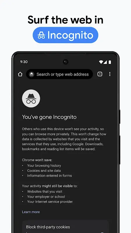 Google Chrome app screenshot 6
