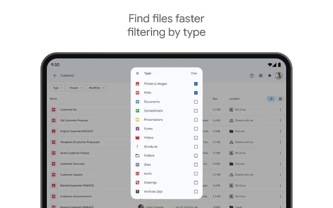 Google Drive app screenshot 7