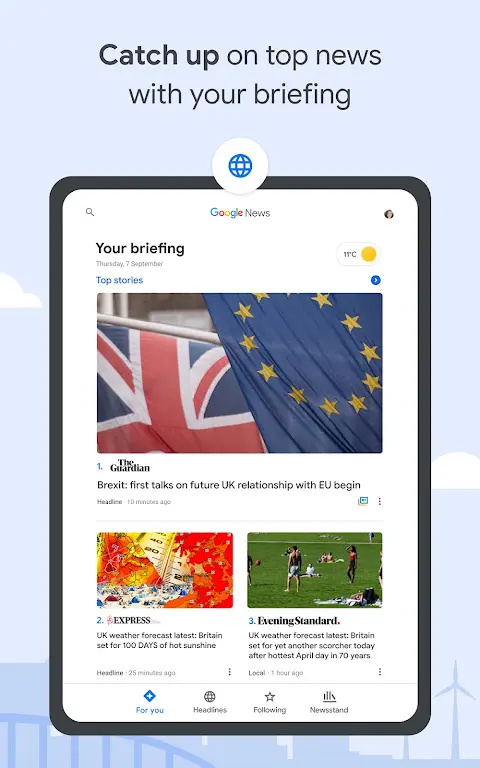 Google News – Daily Headlines app screenshot 8