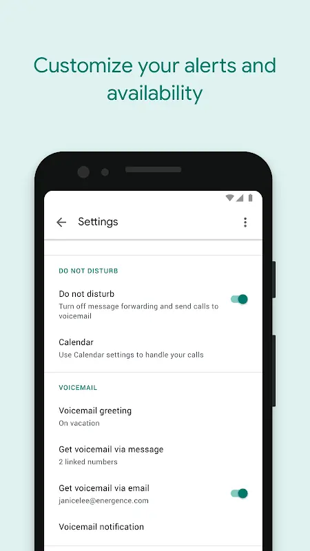 Google Voice app screenshot 3
