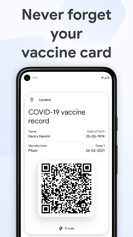 Google Wallet app screenshot 1