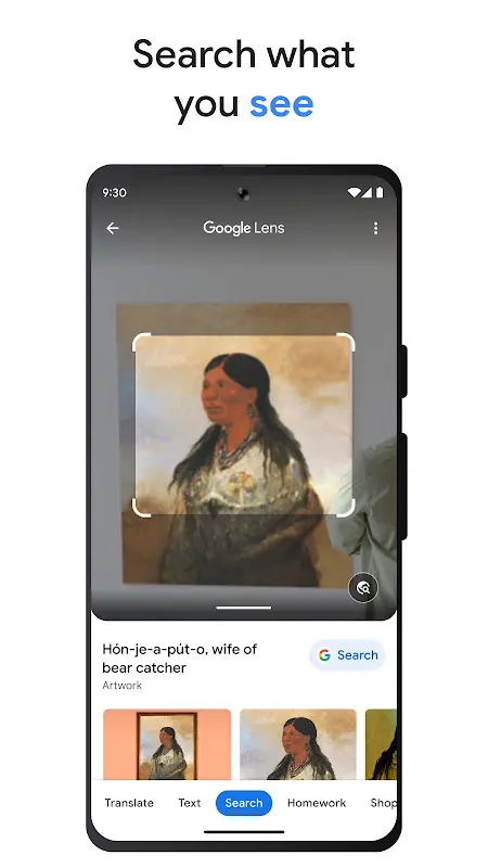Google app screenshot 2