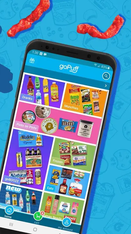 Gopuff—Alcohol & Food Delivery app screenshot 1
