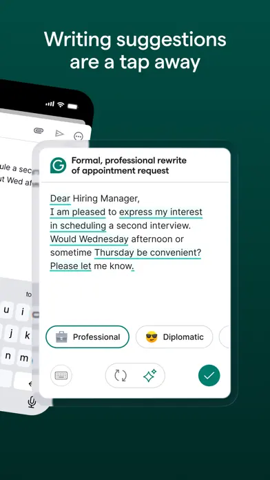 Grammarly-AI Writing Assistant app screenshot 2