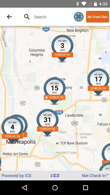 Great Clips Online Check-in app screenshot 2