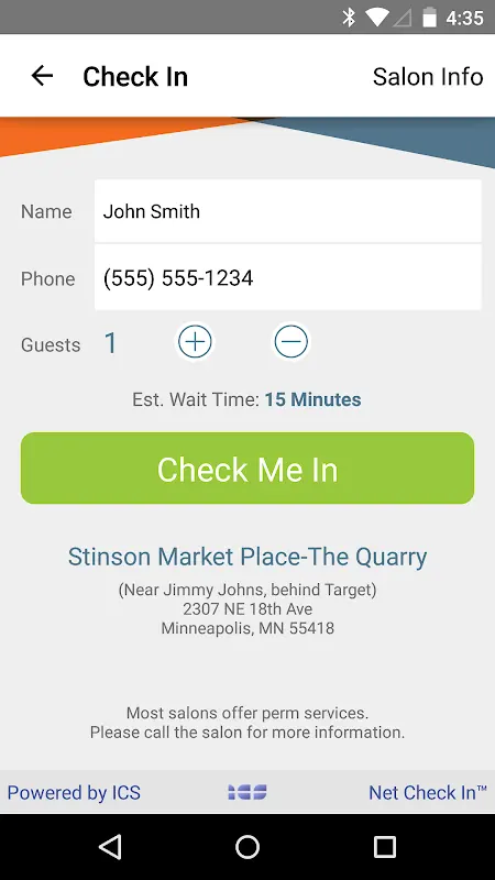 Great Clips Online Check-in app screenshot 3