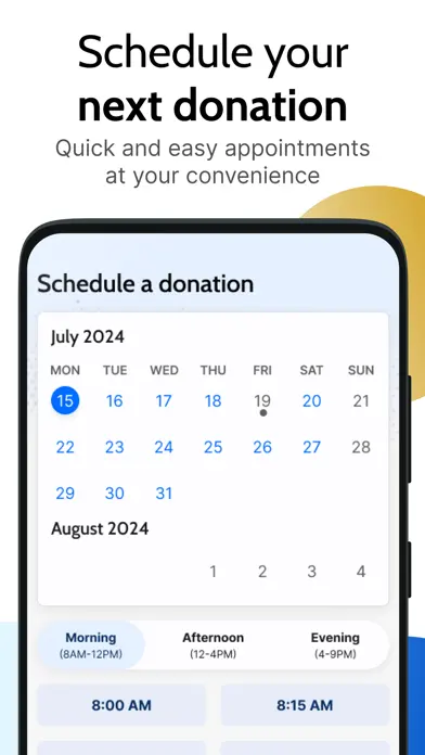 Grifols Plasma Donor Hub app screenshot 3