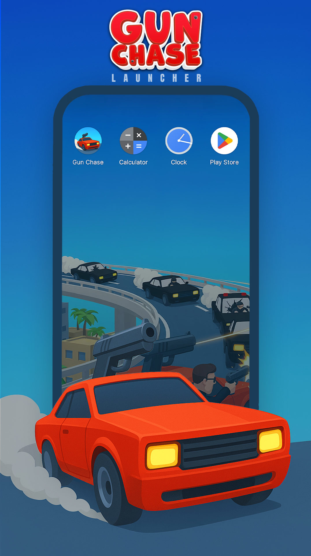 Gun Chase Launcher app screenshot 2