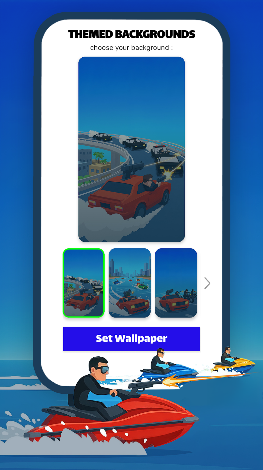 Gun Chase Launcher app screenshot 3