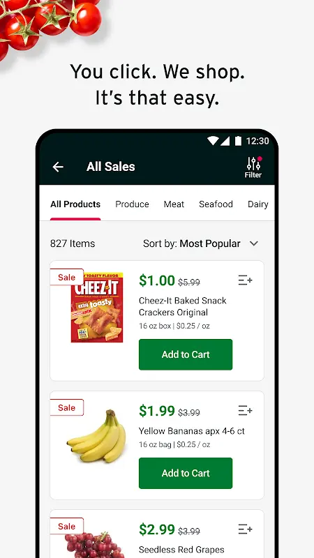 Hannaford app screenshot 3