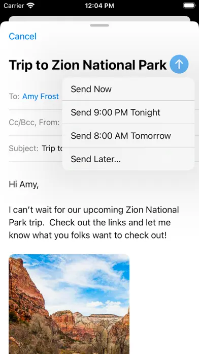 Hotmail app screenshot 3