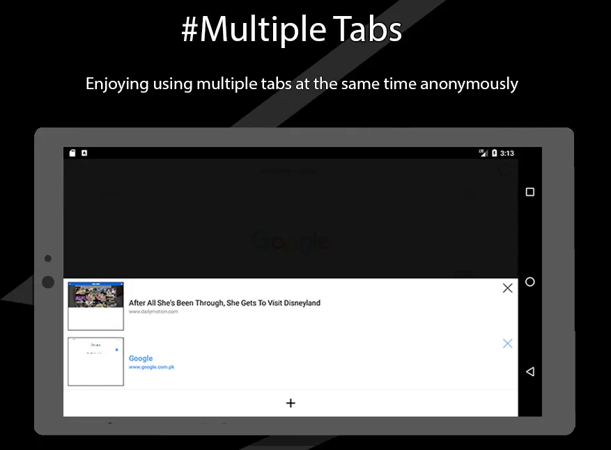 Incognito Browser – Go Private app screenshot 1