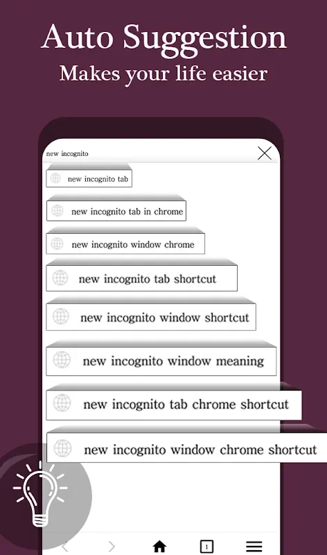 Incognito Browser – Go Private app screenshot 2