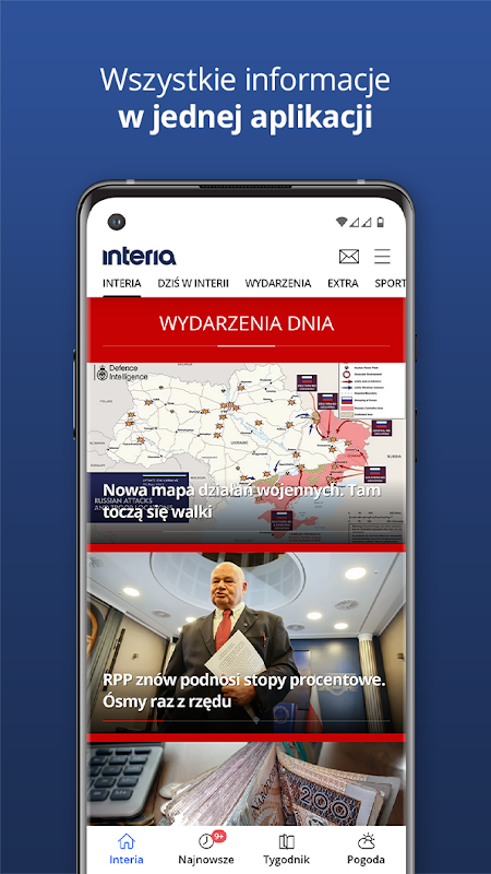 INTERIA app screenshot 1