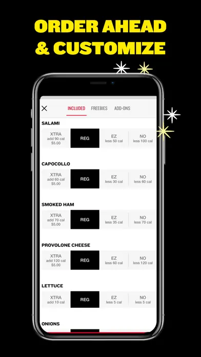 Jimmy John’s Sandwiches app screenshot 1