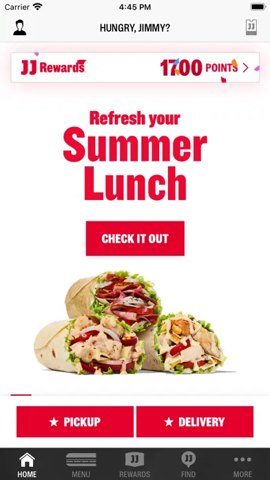 Jimmy John’s Sandwiches app screenshot 5