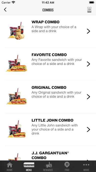 Jimmy John’s Sandwiches app screenshot 7