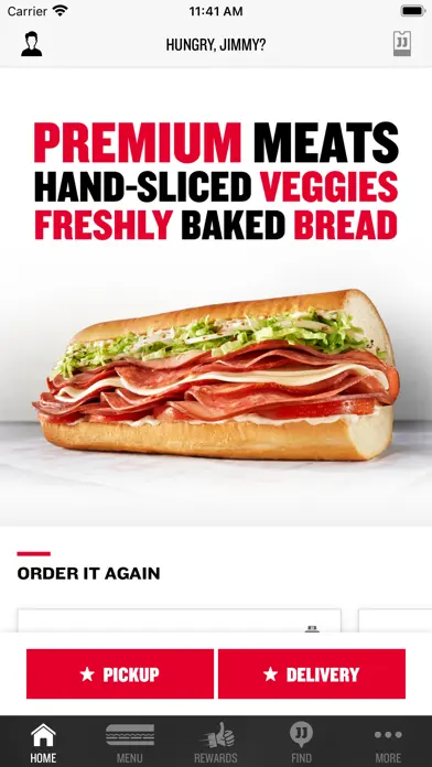 Jimmy John’s Sandwiches app screenshot 8