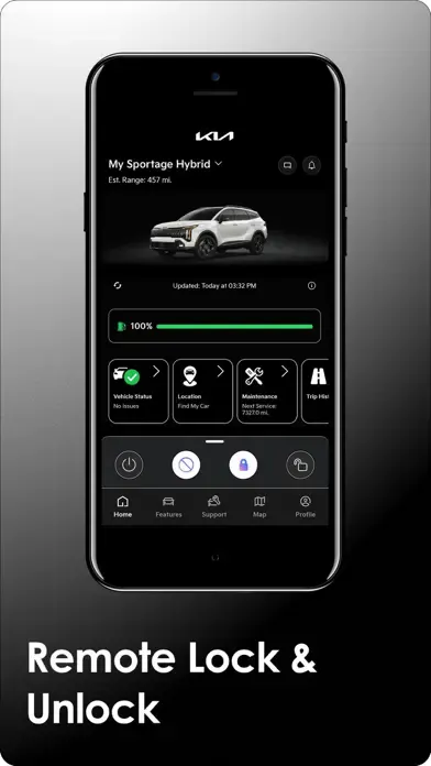 Kia Access app screenshot 2
