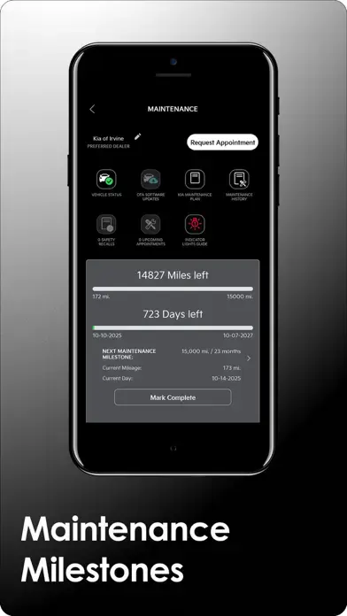 Kia Access app screenshot 5