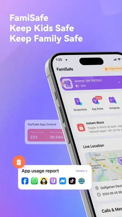 KidsGuard Pro-Phone Monitoring app screenshot 1